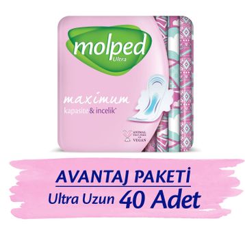 Molped 40 Adet Ultra Hijyenik Uzun Ped