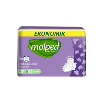 Molped Classic Thick Eko 20 Adet Normal Ped