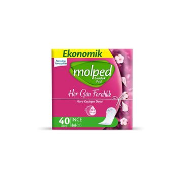 Molped Daily Care Light Parfümsüz 40'lı Kadın Pedi