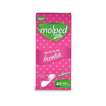 Molped Daily Care Light Parfümsüz 40'lı Kadın Pedi