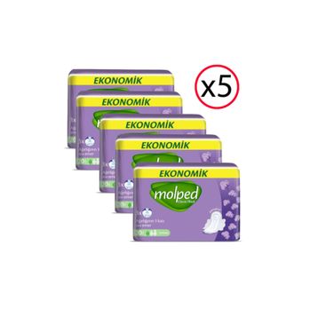 Molped Eko Kanatlı Normal 5x20 Hijyenik Ped