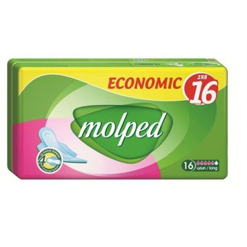 Molped Eko Kanatlı Uzun 16'lı Ped
