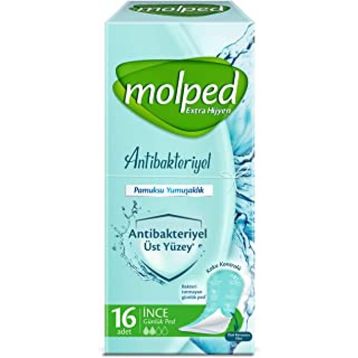Molped Extra Hijyen Antibakteriyel Gece 16 Adet Ped