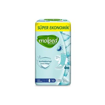 Molped Extra Hijyen Antibakteriyel Gece 16 Adet Ped