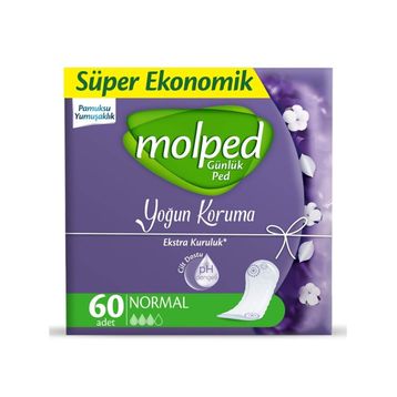 Molped Günlük Ped Yoğun Koruma Normal 60'lı Ped