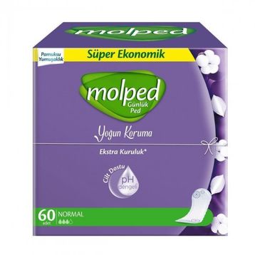 Molped Günlük Ped Yoğun Koruma Normal 60'lı Ped