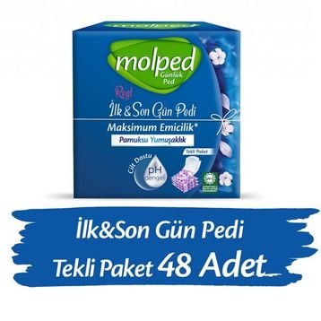 Molped İlk&Son Uzun 48 Adet Günlük Ped