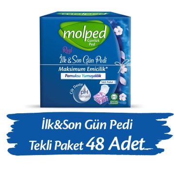 Molped İlk&Son Uzun 48 Adet Günlük Ped
