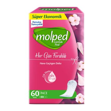 Molped İnce Parfümsüz 60'lı Günlük Ped