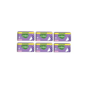 Molped Kanatlı Uzun Ekonomik 6x16'lı Ped