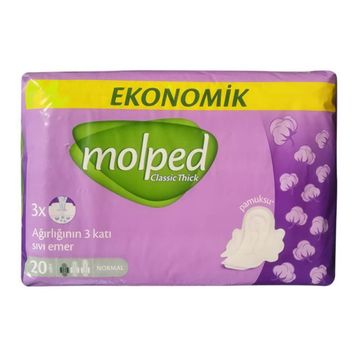 Molped Maxi Kanatlı 20'li Normal Ped