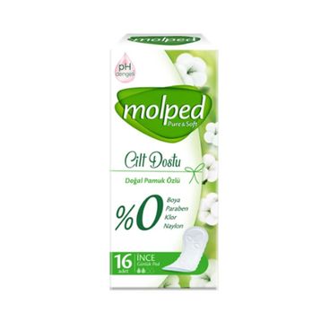 Molped Pure Soft 16 Adet İnce Günlük Ped