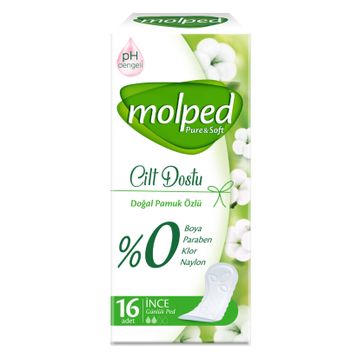 Molped Pure Soft 16 Adet İnce Günlük Ped