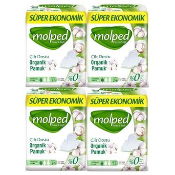 Molped Pure Soft 4x24 Adet Normal Süper Ekonomik Ped