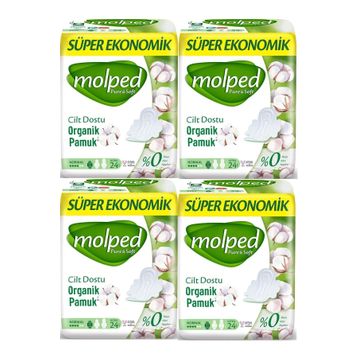 Molped Pure Soft 4x24 Adet Normal Süper Ekonomik Ped