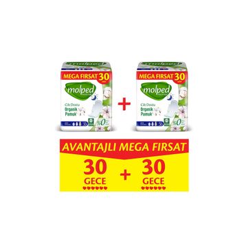 Molped Pure Soft Gece 60 Adet Hijyenik Ped