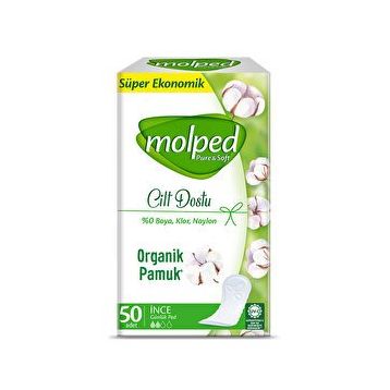 Molped Pure Soft İncelik 50'li Günlük Ped