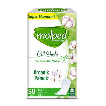 Molped Pure Soft İncelik 50'li Günlük Ped