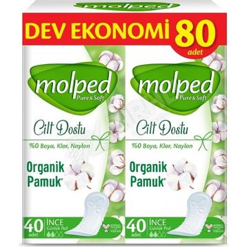 Molped Pure Soft İncelik 80'li Günlük Ped