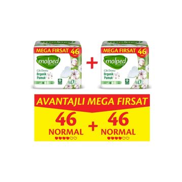Molped Pure Soft Mega Fırsat Normal Ultra 92'li Ped