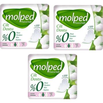 Molped Pure Soft Uzun 3x7'li Ped