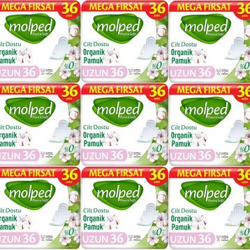 Molped Pure Soft Uzun 9x36 Adet Hijyenik Ped