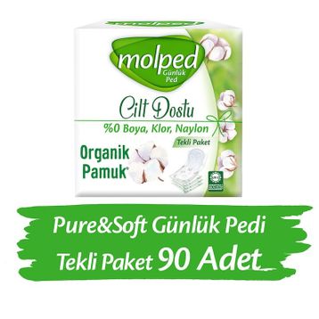 Molped Pure&Soft 90 Adet Günlük Ped