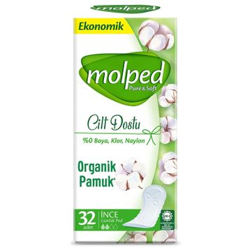 Molped Pure&Soft Cilt Dostu 32'li Günlük Ped