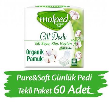 Molped Pure&Soft Günlük 60 Adet Ped