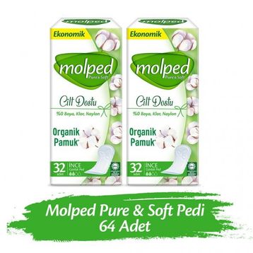 Molped Pure&Soft Günlük 64 Adet Pedi