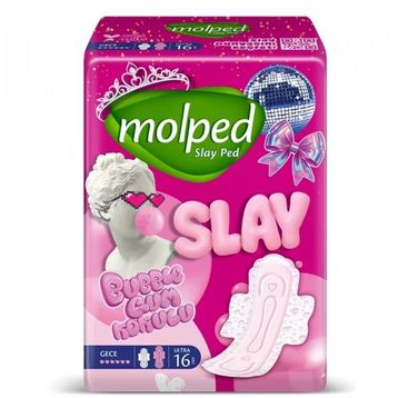 Molped Slay Gece 16'lı Hijyenik Ped