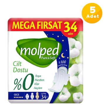 Molped Süper Eko Normal 34'lü Ped
