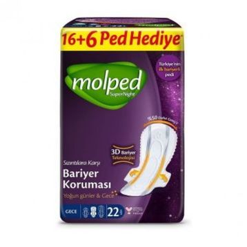 Molped Supernight Süper Gece 22'Li