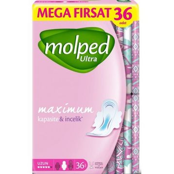 Molped Ultra Anatomik Uzun 36 Adet Hijyenik Ped
