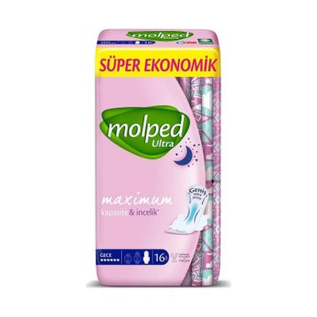 Molped Ultra Gece 16x3 Adet Ped