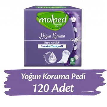 Molped Yoğun Koruma 120 Adet Günlük Ped