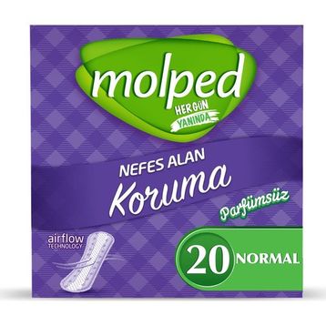 Molped Yoğun Koruma Normal 20 Adet Günlük Ped