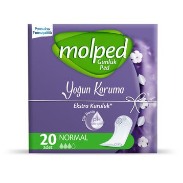 Molped Yoğun Koruma Normal 20 Adet Günlük Ped