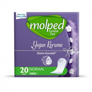 Molped Yoğun Koruma Normal 20 Adet Günlük Ped