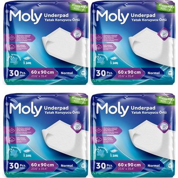 Moly 60x90 cm 120 Adet Yatak Koruyucu Örtü