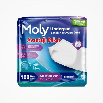 Moly 60x90 cm 180 Adet Yatak Koruyucu