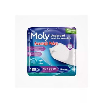 Moly 60x90 cm 180 Adet Yatak Koruyucu