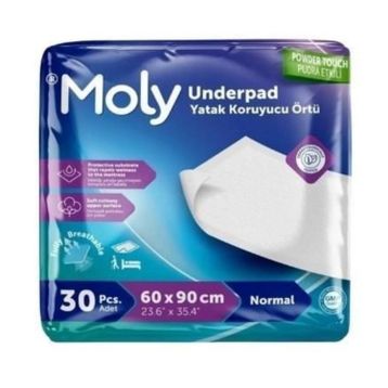 Moly 60x90 cm 180 Adet Yatak Koruyucu