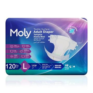 Moly Bel Bantlı Large 120 Adet Hasta Bezi