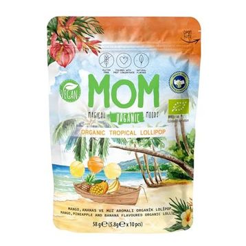 Mom 58 gr Organik Tropikal Lolipop
