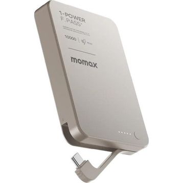 Momax 1-Power F.Pass+ Gri 10000 mAh Battery Pack with Built-in Powerbank