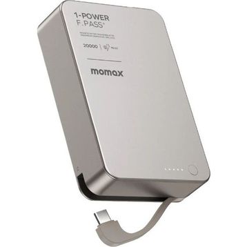 Momax 1-Power F.Pass+ Gri 20000 mAh Battery Pack with Built-in Powerbank