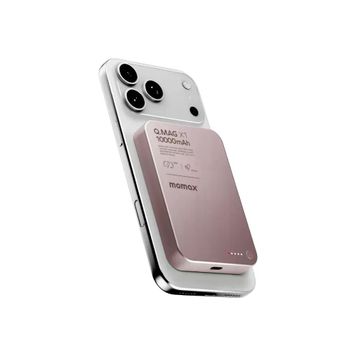 Momax IP117AP Q.Mag X1 Pembe 10000 mAh MagSafe Powerbank
