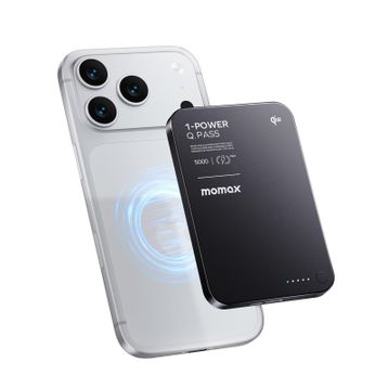 Momax IP129Q2D Siyah Power Q.Pass 5000 mAh Qi2 MagSafe Powerbank