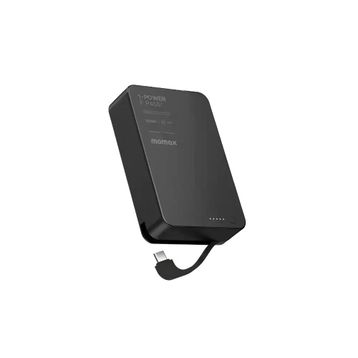 Momax IP159D Power F.Pass Siyah 20000 mAh Dahili Kablolu MagSafe Powerbank